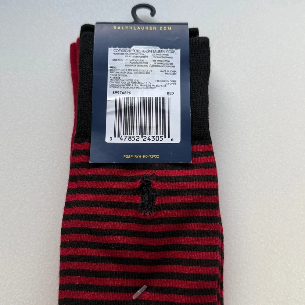 Polo RALPH LAUREN NWT Men’s Socks 2 Pair Martini‎ Bear Ski Snowboard Tree Skiing